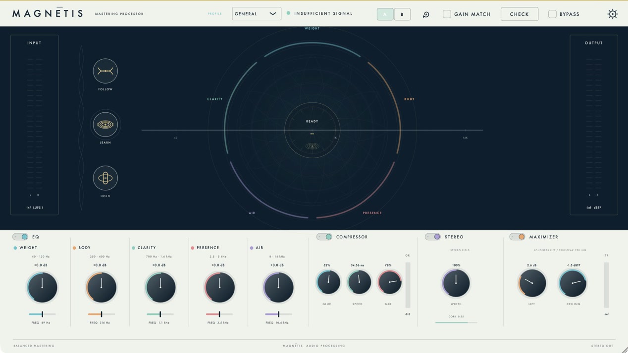Magnetis Master Processor interface